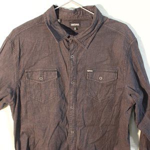 Buffalo David Bitton Dark Grey Dress Shirt